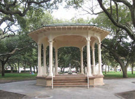 Gazebo in Charleston's Battery Park