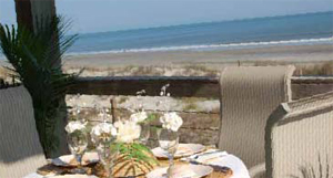 Front Beach view of Folly Beach, South Carolina