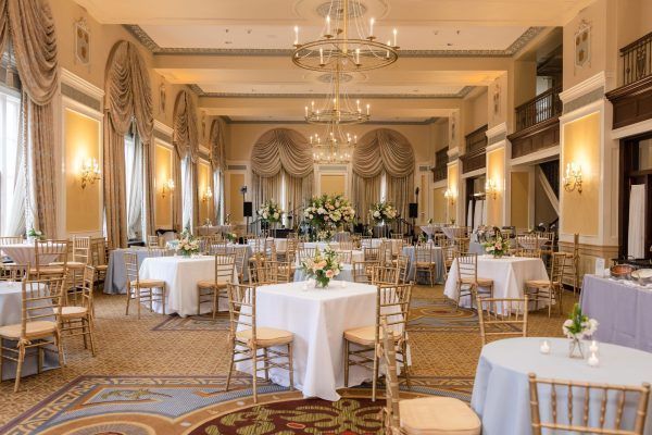 Interior of the Colonial Ballroom at Francis Marion Hotel.