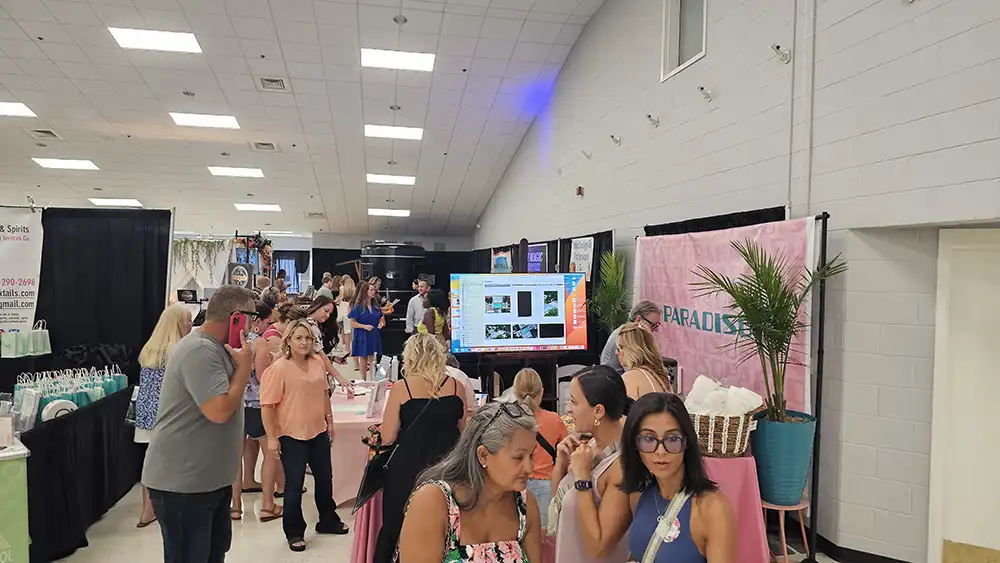 A photo of the crowd at 2024's The Charleston Bridal Show