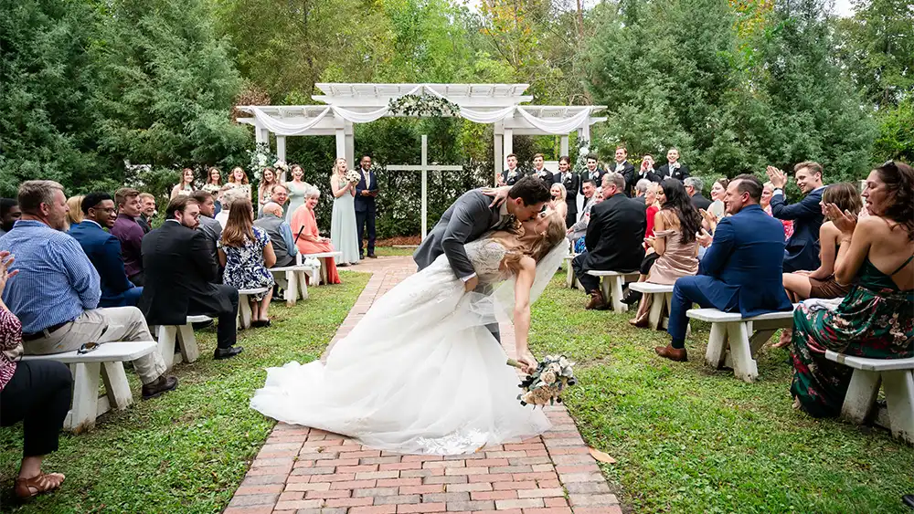 108 W Main Wedding + Event Venue Ceremony in Moncks Corner, South Carolina.